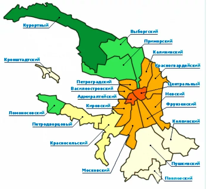 спб карта